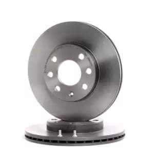 Image of PAIR PAINTED BREMBO BRAKE DISCS 09.8635.11