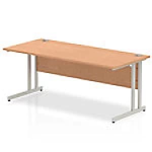 Image of Impulse Cantilever 1800 Rectangle Desk Oak