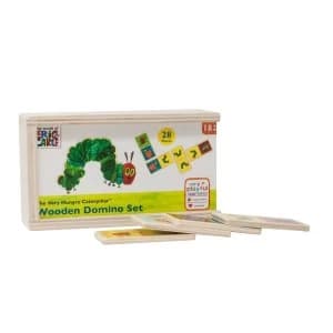 Image of Very Hungry Caterpillar Wooden Dominoes