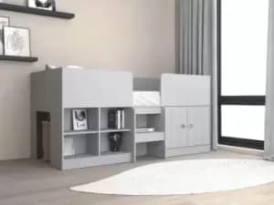 Image of Seconique Orlando Dove Grey Wooden Low-Sleeper Bed Frame