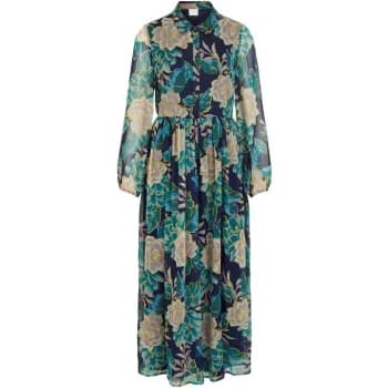 Image of Vila Vierica Midi Dress - Maritime Blue