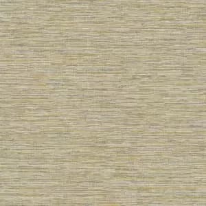 Image of Grandeco Striped Velvet Weave Yellow Mica Wallpaper