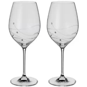 Image of Dartington Glitz Goblet Wine Glasses Pair, Multipack