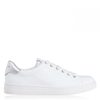 Image of Calvin Klein Trainers - White/Silver