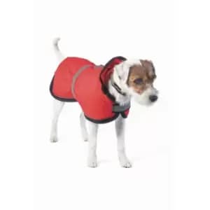 Image of Red WalkAbout Waterproof Comfort Pet Coat