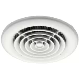 Image of Cyclone White Non Illuminate High Powered Inline Fan