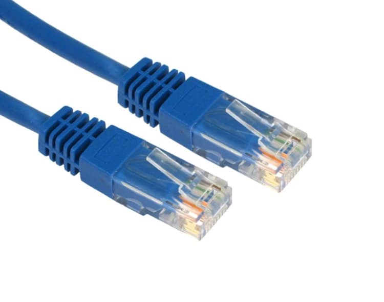 Image of Cables Direct UTP Cat5e 25m networking cable Blue U/UTP (UTP)