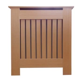 Image of Vertical Oak Radiator Cover - Mini