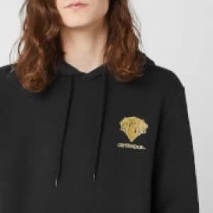 Image of Harry Potter Gryffindor Unisex Embroidered Hoodie - Black