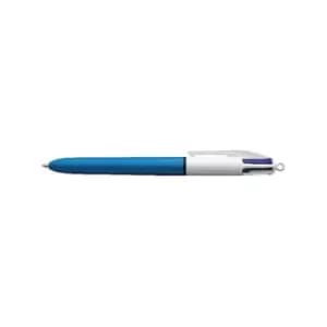 Image of Bic 801867 4-Colour Retractable B/Point Pen (Pack-12)