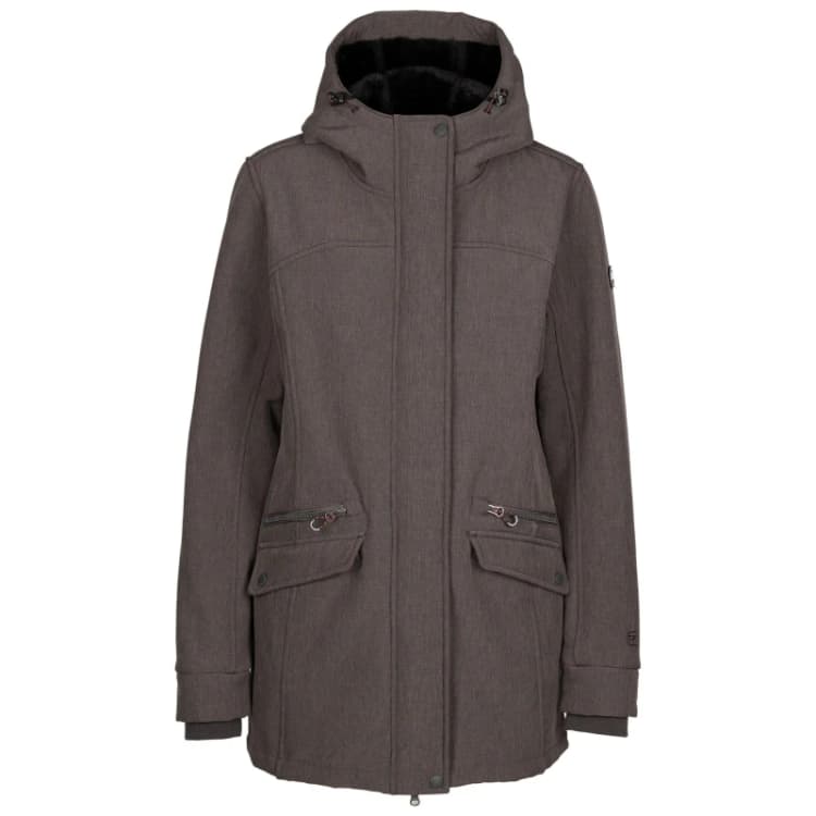 Image of Trespass Anza TP75 Soft Shell Jacket Dark Grey female