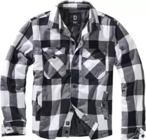 Image of Brandit Lumber Jacket, black-white, Size 2XL, black-white, Size 2XL
