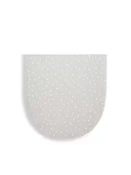 Image of The Little Green Sheep Organic Moses Basket Fitted Sheet - Dove Rice