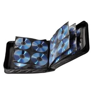 Image of Hama CD Wallet Nylon 208, Black - 00033835
