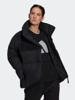 Image of adidas Big Baffle Down Jacket, Black Size XL Women