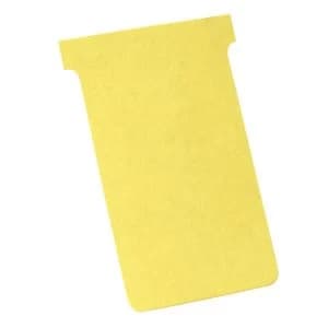 Image of Nobo A110 T Cards Size 4 Yellow Pack of 100 T Cards 32938926