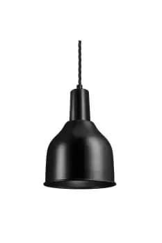 Image of Sleek Cone Pendant, 7 Inch, Black Holder
