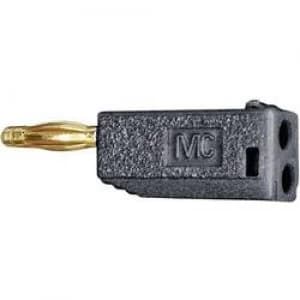 Image of Straight blade plug Plug straight Pin diameter 2mm Black Staeu