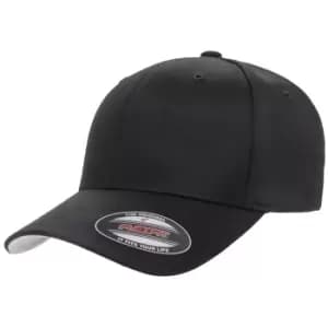 Image of Flexfit Unisex Wooly Combed Cap (XXL) (Black)