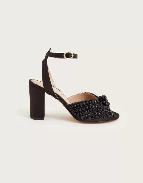 Image of Pearl Block Heeled Sandals