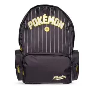 Image of Pokemon Logo Deluxe Backpack, Black (BP871731POK)