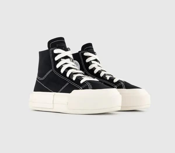 Image of Converse Womens Chuck Taylor All Star Cruise Trainers Black Egret, 8