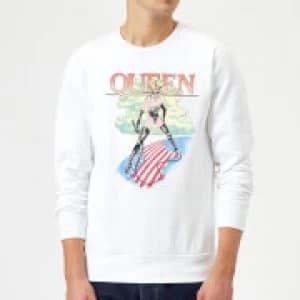 Image of Queen Vintage Tour Sweatshirt - White - L