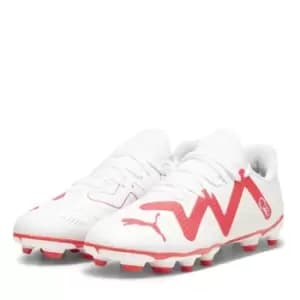 Image of Puma Future Play.4 Childrens Firm Ground Football Boots - White