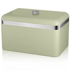 Image of Swan Retro Bread Bin - Green