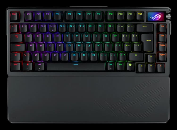Image of ROG Azoth Extreme 75 Custom Gaming Keyboard, Aluminum Chassis, Carbon Fiber Positioning Plate, Adjustable Gasket Mount, Three-Layer Dampening, Color O