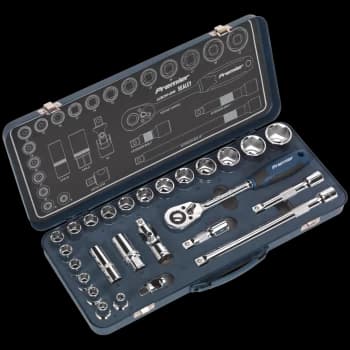 Image of Sealey 26 Piece 1/2" Drive Socket Set 1/2"