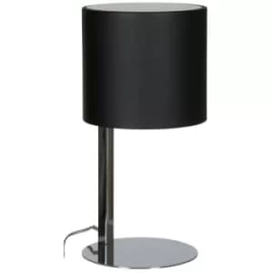 Image of Linea Verdace Circle Cylindrical Table Lamp Chrome