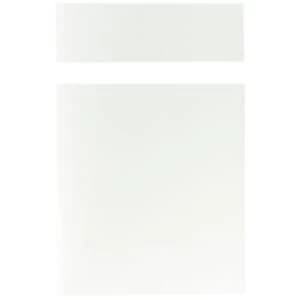 Image of IT Kitchens Santini Gloss White Slab Drawerline door drawer front W500mm Pack of 1