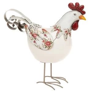 Image of Country Rose Standing Chicken Ornament