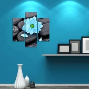Image of 3MDF-076 Multicolor Decorative MDF Painting (3 Pieces)