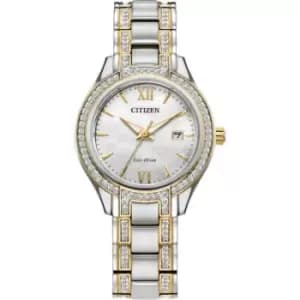 Image of Ladies Citizen E-Drive Crystal Case/Bracelet Watch