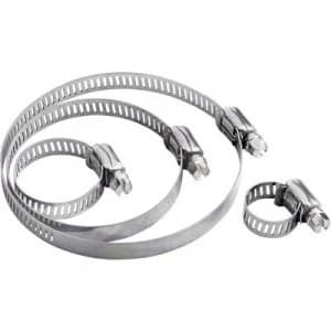 Image of Hose clamps Slotted hex head Silver 544910