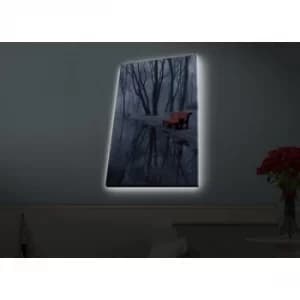 Image of 4570HDACT-077 Multicolor Decorative LED Lighted Canvas Painting