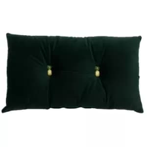 Image of Pineapple Velvet Cushion Emerald Green