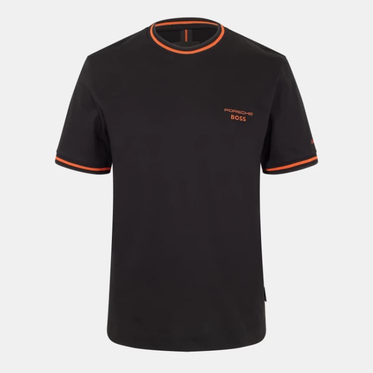 Image of Boss Mens Short Sleeve Polo Shirt Black male XS