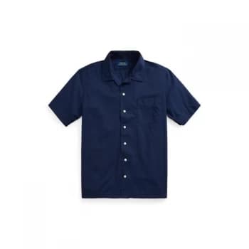 Image of Polo Ralph Lauren Polo Ralph Lauren Cuban Short Sleeve Shirt - Newport Navy