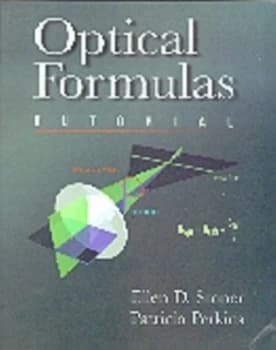 Image of Optical Formulas Tutorial by Ellen D Stoner Paperback