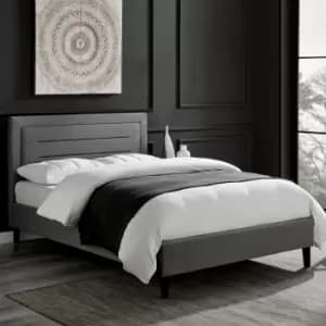 Image of Picasso Fabric Bed Frame Grey