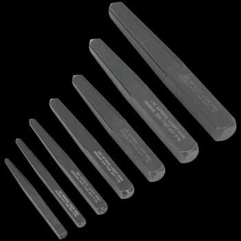 Image of Sealey Screw Extractor Square Type Set Pack of 7