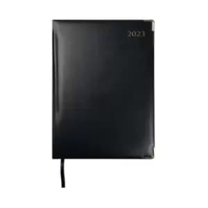 Image of Collins Manager Diary Week to View Appointment Black 2023 1210V