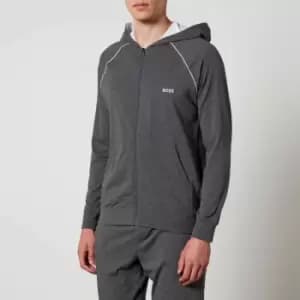 Image of BOSS Bodywear Mix & Match Cotton-Blend Jersey Hoodie - XL