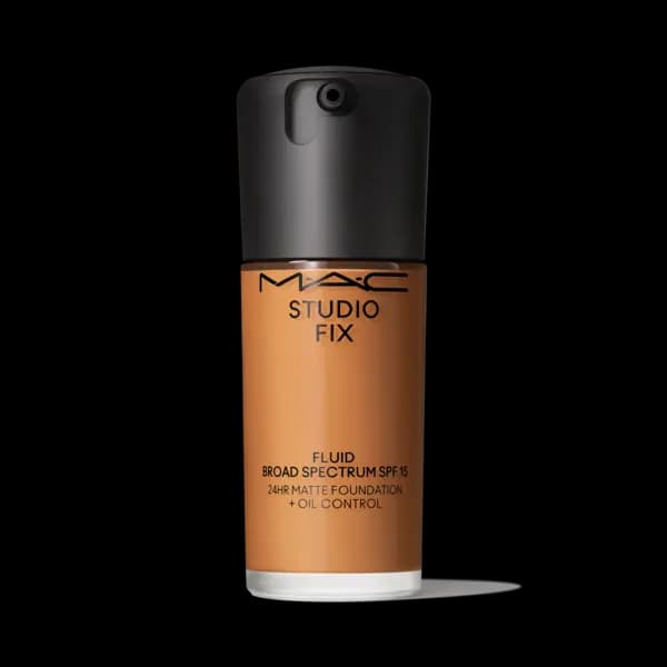 Image of MAC Studio Fix Fluid SPF 15 Foundation - C8 - Soft-Matte Finish - 24hr Medium-To-Full Coverage - 30ml - MAC Cosmetics
