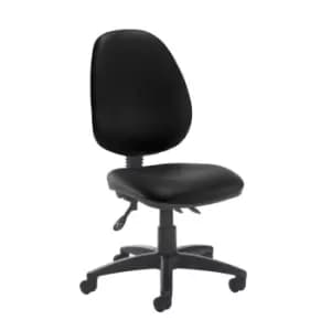 Image of Dams MTO Jota High Back PCB Operator Chair with Adjustable Arms - Tortuga Orange