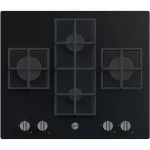 Image of Hoover HVG6DK3B 4 Burner Gas Hob