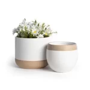 Image of Indoor Plant Pots - Set of 2 M&W
